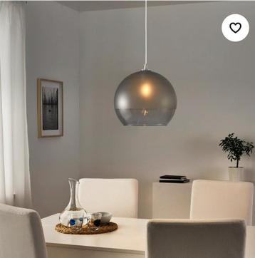 Lamp ikea glazen bol 2 stuks JAKOBSBYN beschikbaar voor biedingen