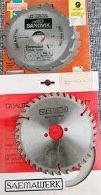 Hardmetaal circelzaagblad dia 165mm en dia 170mm, Ophalen of Verzenden, Nieuw