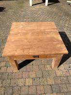 Salontafel in teakhout natuur, Huis en Inrichting, Tafels | Salontafels, Ophalen, 50 tot 100 cm, 50 tot 100 cm, Zo goed als nieuw