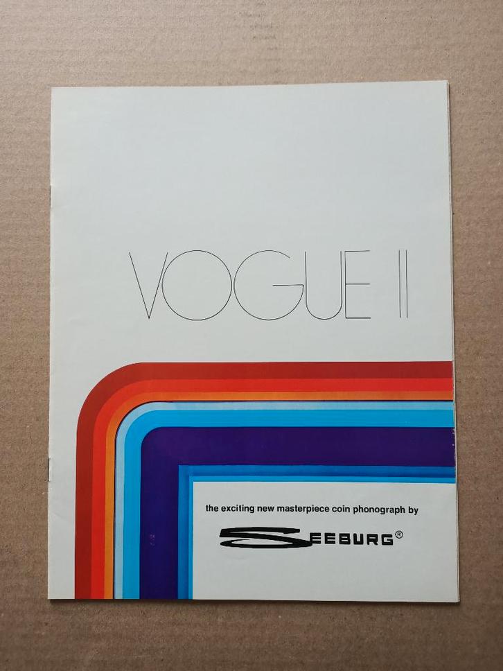 Folder: Seeburg Vogue II (1974) jukebox, Collections, Machines | Jukebox, Seeburg, Envoi