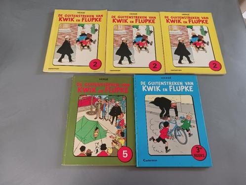 Kwik en Flupke, Guitenstreken SC 2 (3x), 3 HC , en 5, gn 1dr, Boeken, Stripverhalen, Meerdere stripboeken, Verzenden