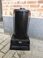 Zwarte gietijzeren terashaard, Huis en Inrichting, Kachels, Ophalen, Zo goed als nieuw