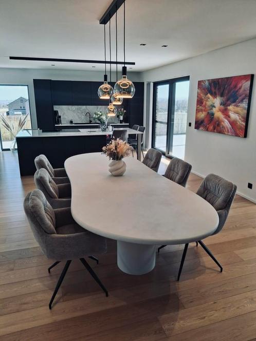 Table en mortex de 3m, Huis en Inrichting, Tafels | Eettafels, Zo goed als nieuw, Ophalen