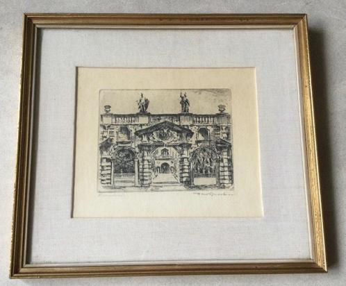 Grafiek Antwerpseschool Rubenshuis van Henri Geertsen, Antiek en Kunst, Kunst | Etsen en Gravures, Verzenden