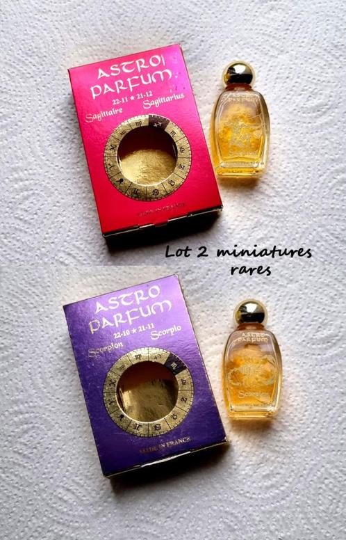 Lot 2 miniatures parfum Astro Parfum, très rares, Collections, Parfums, Neuf, Miniature, Plein, Envoi