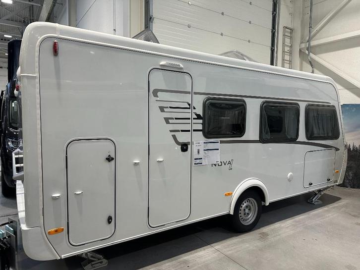 ERiba Nova Light 515 Lichtgewicht Comfort en Stijlvol Design, Caravans en Kamperen, Caravans, Bedrijf, tot en met 6, 750 - 1000 kg