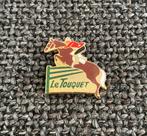 PIN - LE TOUQUET - JUMPING - PAARD - PAARDRIJDEN, Verzenden, Gebruikt, Sport, Speldje of Pin