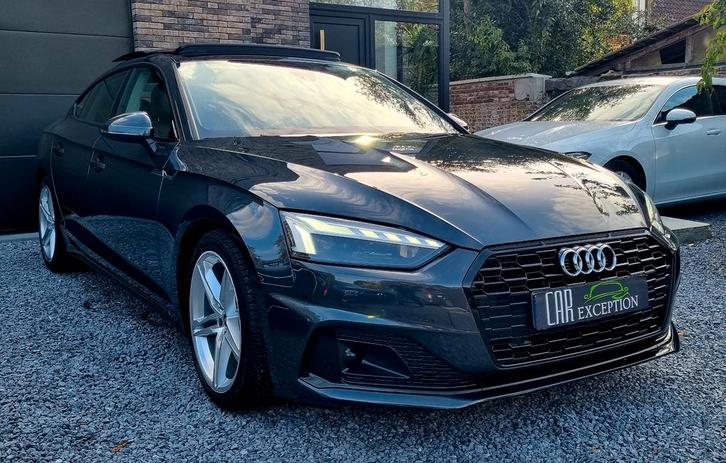 AUDI A5 SPORTBACK 2.0 TDI 35 — GEAVANCEERDE SERIE — 2022, Auto's, Audi, Bedrijf, Te koop, A5, ABS, Achteruitrijcamera, Adaptieve lichten