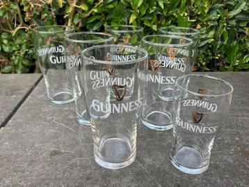 6 NIEUWE GLAZEN BROUWERIJ GUINNESS 25 CL IN ORIGINELE DOOS beschikbaar voor biedingen