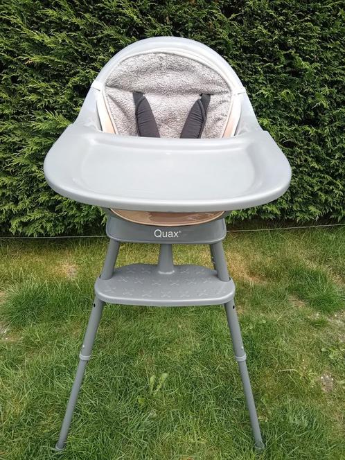 Verstelbare eetstoel Quax ultimo 3-in-1 met verkleinkussen, Kinderen en Baby's, Kinderstoelen, Gebruikt, Meegroeistoel, Afneembaar eetblad