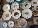 Borden jacht,natuur,dieren,bloemen,wild,vogels, Antiek en Kunst, Ophalen