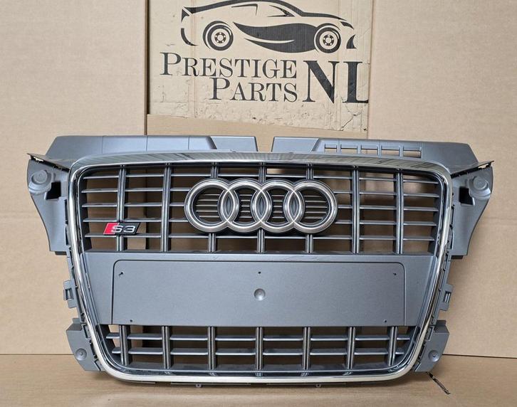 Grill Audi A3 8P Facelift S3 Origineel 2008-2012 8P0853651Q, Auto-onderdelen, Carrosserie, Bumper, Voor, Gebruikt, Herkomst onderdeel bekend