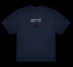 Aerox T-shirt (gloednieuw) Blauw/Wit, Ophalen of Verzenden, Nieuw, Blauw