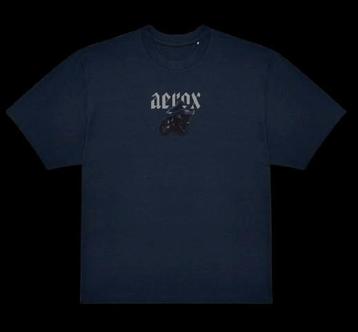 Aerox T-shirt (gloednieuw) Blauw/Wit beschikbaar voor biedingen