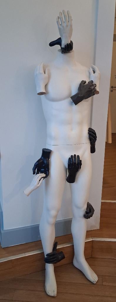 Mannequin grandeur nature habillé de mains, Collections, Enlèvement, Utilisé, Autres types