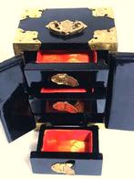 Juwelen Kist Chinees Parelmoer Messing Slot✨😍💑🤗🎁👌, Antiek en Kunst, Ophalen of Verzenden