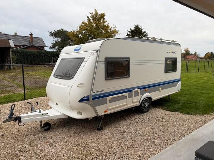 Zeer nette Hobby de luxe easy 450E| voortent+luifel, Caravans en Kamperen, Caravans, Particulier, tot en met 4, 1000 - 1250 kg