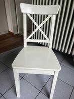 3 eetkamerstoelen met kruk, Ophalen, Drie, Wit, Zo goed als nieuw