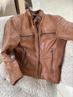 Tommy Hilfiger lederen jas mt M(50), Bruin, Tommy Hilfiger, Gedragen, Verzenden