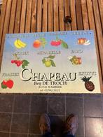 Chapeau reclame bord plaat PVC plastiek Brij De Troch Wambee, Ophalen of Verzenden, Gebruikt, Reclamebord, Plaat of Schild, Overige merken