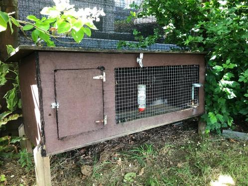 Konijnen of kleine knaagdierenhok voor buiten, Dieren en Toebehoren, Knaagdieren en Konijnen | Hokken en Kooien, Gebruikt, Hok