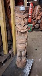 statue totem Tiki 100 cm en bois de cocotier prix imbattable, Ophalen of Verzenden