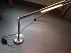Inox bureaulamp " LUCIDE", Huis en Inrichting, Ophalen, Gebruikt, Metaal, 50 tot 75 cm