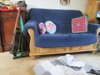 tweezits sofa met wasbare hoes en twee laden, Huis en Inrichting, Zetels | Zetels, Ophalen, Riet of Rotan, Gebruikt, 150 tot 200 cm