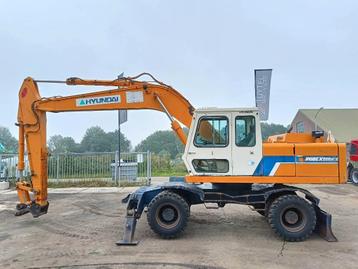 Hyundai Robex 200 W-2 bagger graafmachine mobil excavator