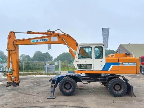 Hyundai Robex 200 W-2 bagger graafmachine mobil excavator, Articles professionnels, Machines & Construction | Grues & Excavatrices