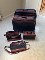 mooie complete kofferset Samsonite + beautycase, Enlèvement, Utilisé, Plastique souple