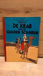 De avonturen van Kuifje strip de krab met de gulden scharen, Gelezen, Eén stripboek, Ophalen of Verzenden, Herge