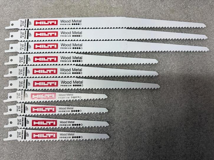 10 Reciprozagen tot 30cm lang hilti, Doe-het-zelf en Bouw, Gereedschap | Zaagmachines, Nieuw, Reciprozaag, 1200 watt of meer, 70 mm of meer