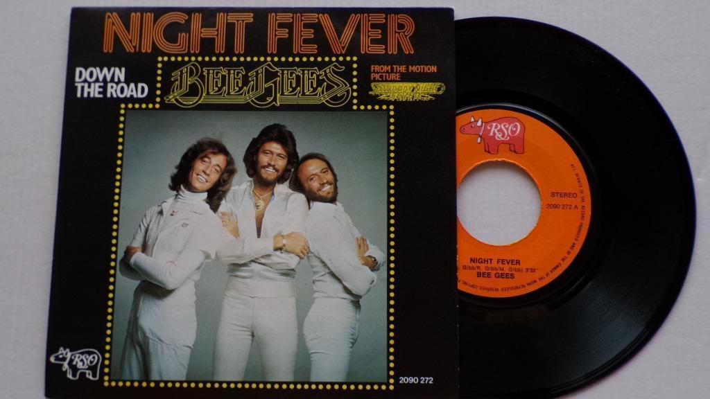 BEE GEES - Night fever (45t), Cd's en Dvd's, Vinyl Singles, 7 inch, Single, Ophalen of Verzenden, Zo goed als nieuw
