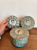 Oude blikken doosjes koningshuis Boudewijn en Fabiola, Verzamelen, Ophalen of Verzenden