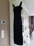 Gala kleed - velours met split, Kleding | Dames, Jurken, Ophalen, Zo goed als nieuw, Maat 36 (S), Zwart