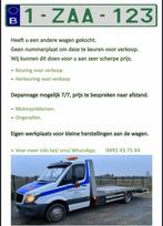 Zplaten, depannage, gestelingen, Ophalen