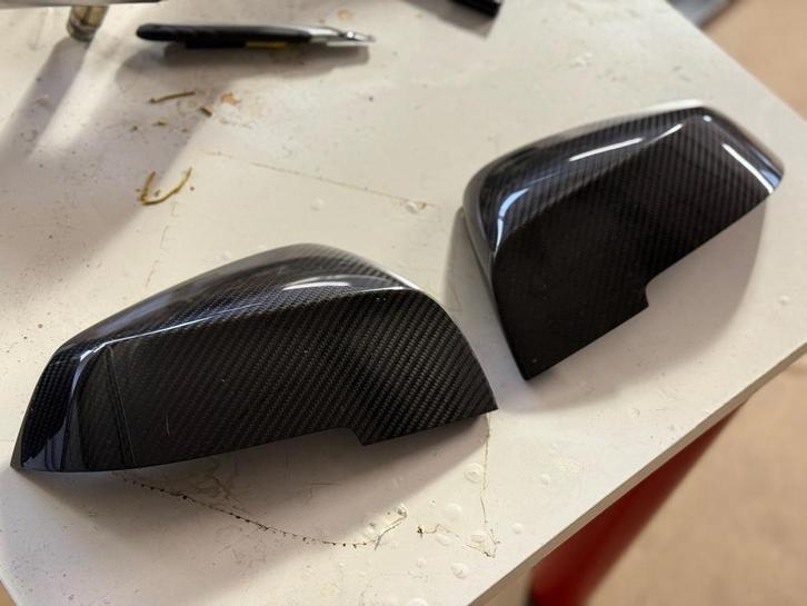 M Performance Carbon Spiegelkappen 1 Serie, 3 Serie &4 Serie, Auto diversen, Tuning en Styling, Ophalen