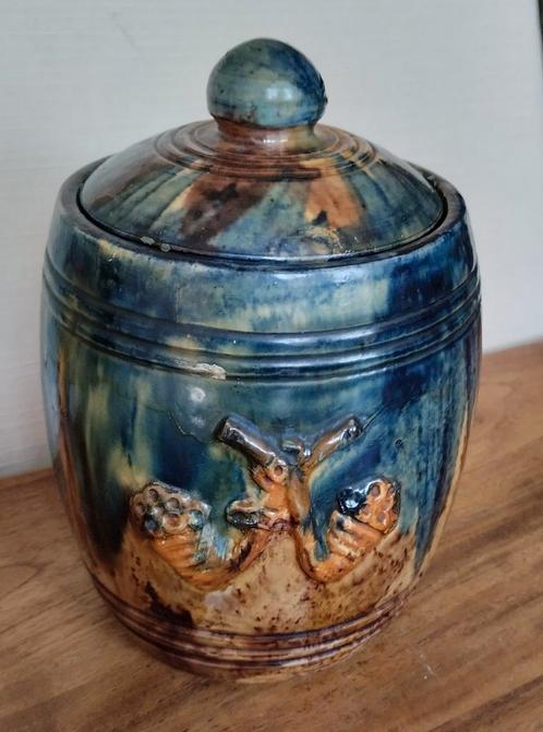 Tabaks pot uit aardewerk., Antiek en Kunst, Antiek | Keramiek en Aardewerk, Ophalen of Verzenden