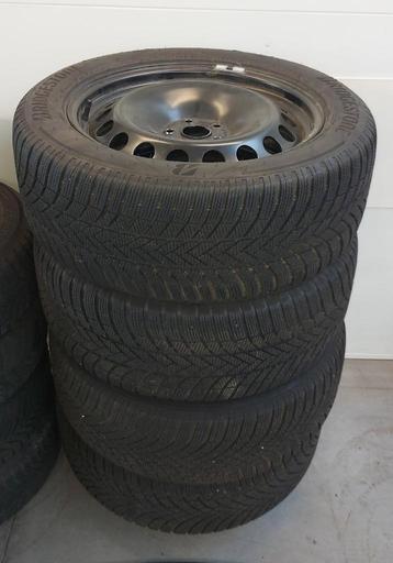 Winterbanden Bridgestone + ijzeren velgen beschikbaar voor biedingen