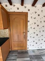 7 portes en chêne 73x201 et 83 x 201, Doe-het-zelf en Bouw, Raamkozijnen en Schuifdeuren, Ophalen, Zo goed als nieuw