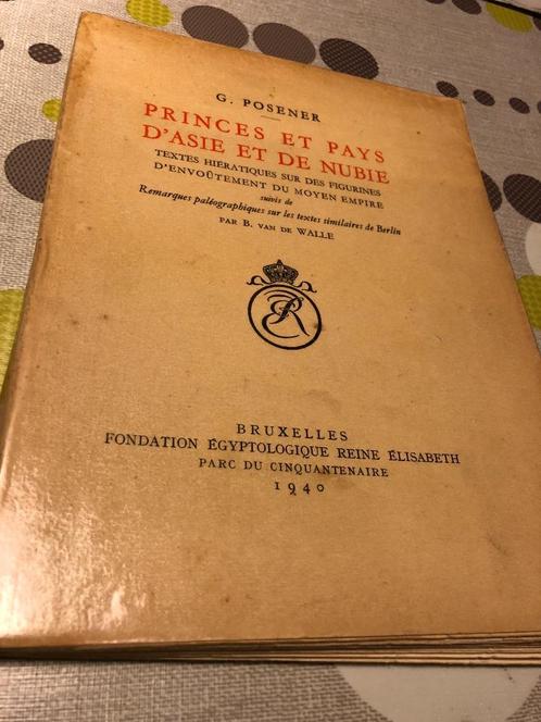 Princes et pays d'Asie et de Nubie - G. Posener *1940, Antiek en Kunst, Antiek | Boeken en Manuscripten, Ophalen of Verzenden
