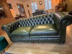 2 zetels Chesterfield, Huis en Inrichting, Zetels | Zetels, Ophalen, Gebruikt, Minder dan 75 cm, Leer