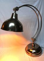 Chromé lamp jaren '80, Huis en Inrichting, Lampen | Tafellampen, Gebruikt, Retro, Metaal, Ophalen