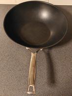 Wok van roestvrij staal — Qdesign Professional - 30cm, Ophalen, Gebruikt, Wok