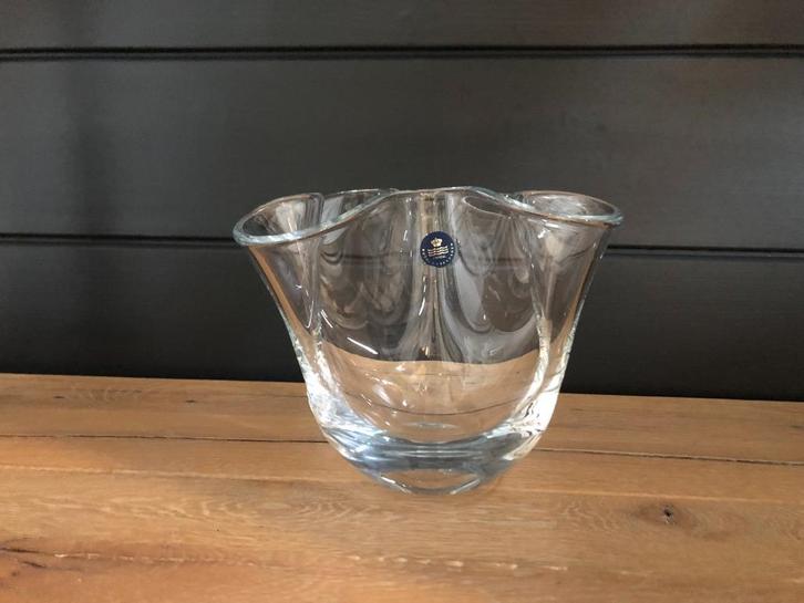 Vase en cristal, modèle "Laguna", Royal Copenhague, Antiek en Kunst, Antiek | Vazen, Ophalen of Verzenden