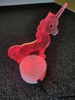 Nachtlampje eenhoorn (USB) alle kleuren NIEUW, Enlèvement ou Envoi, Neuf, Lampe