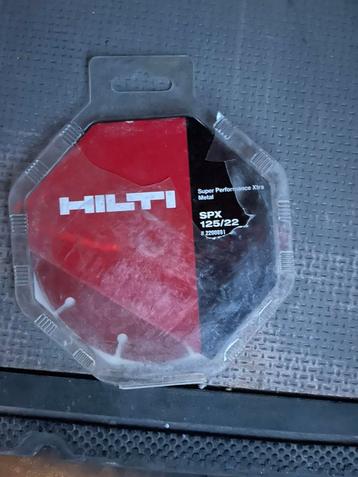 HILTI SLIJPSCHIJF FLEXI 125/22mm SPX METAAL STAAL GIETIJZER beschikbaar voor biedingen
