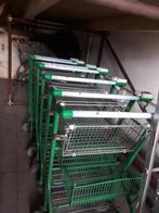 Set van 3 groene caddykarren met muntmechanisme, Ophalen