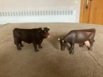 1 bruine koe + stier van Bruder, Ophalen of Verzenden, Zo goed als nieuw, Boerderijdier, Beeldje of Figuurtje